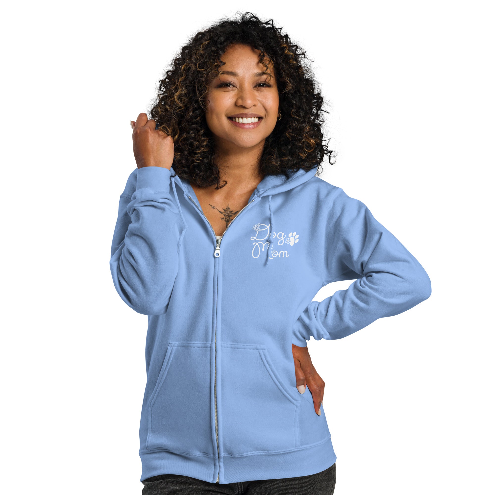 Premium Dog Mom Zip Hoodie - Ultimate Comfort