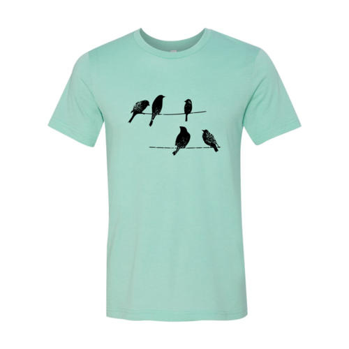 Premium Birds on a Wire Cotton Tee