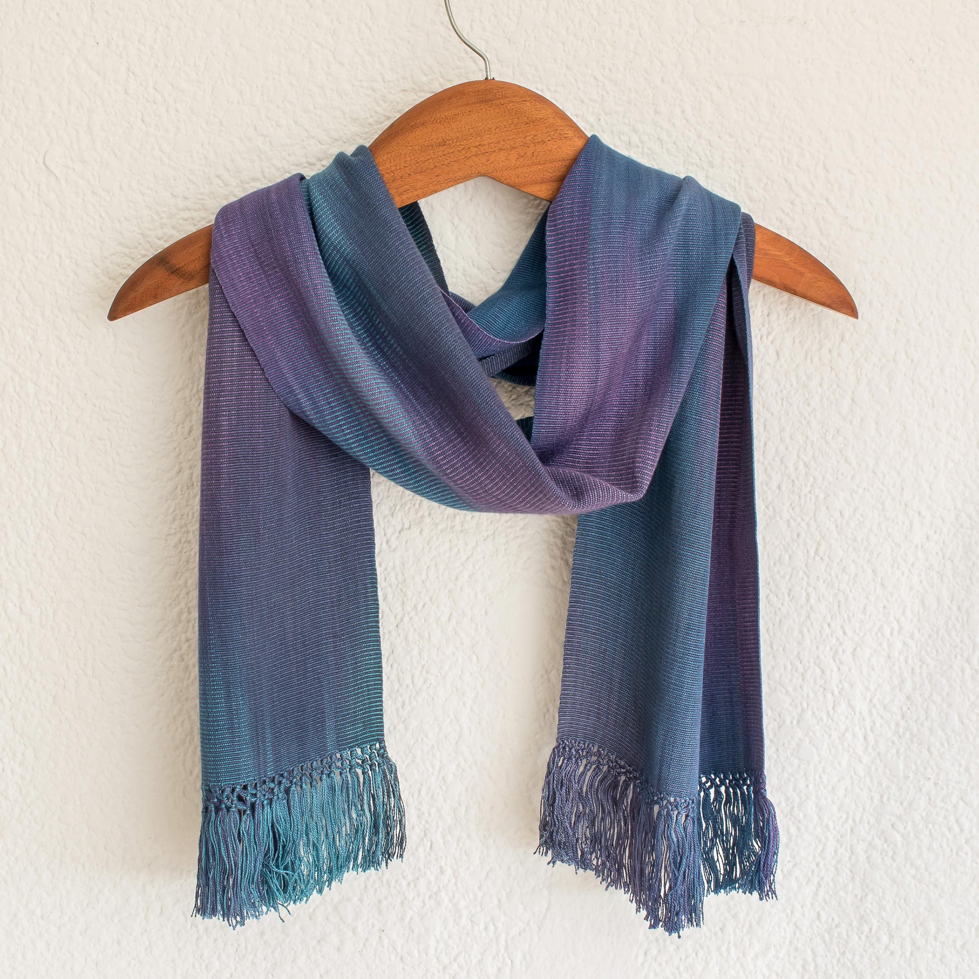 Premium Solola Sapphire Bamboo Chenille Scarf - Ultimate Style Upgrade