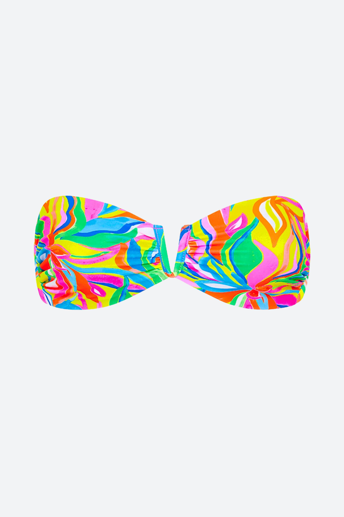 Ultimate Tropical Illusion Strapless Bandeau Bikini Top by Kulani Kinis