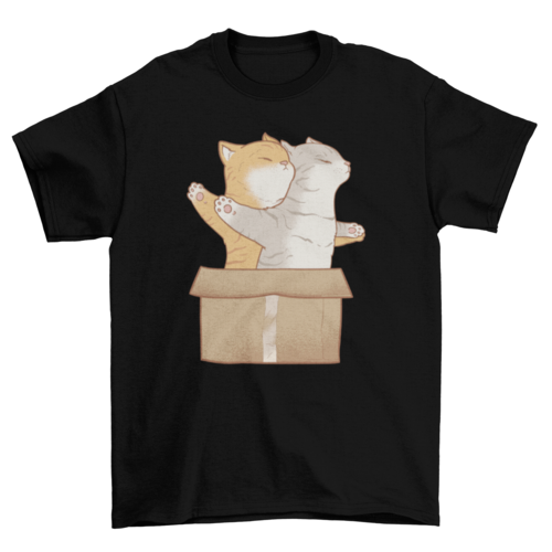 Premium Cats In Love Tee - Titanic-Inspired Comfort