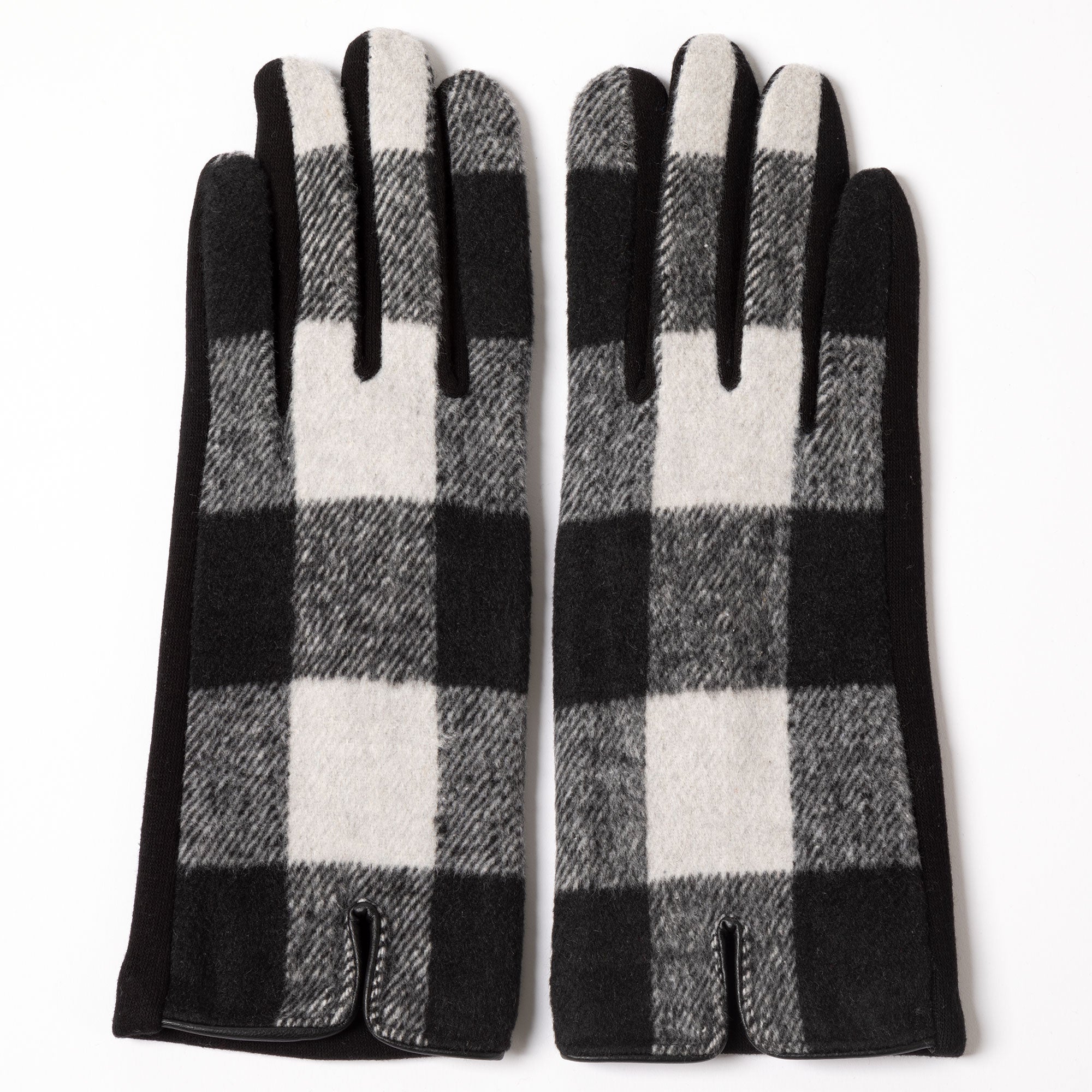 Premium Buffalo Check Touch Screen Gloves - Ultimate Winter Essential