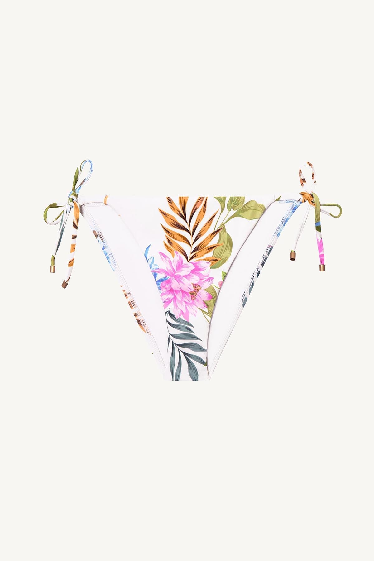 Premium Vitamin A Elle Tie Side Bikini Bottom - Summer Bloom Collection