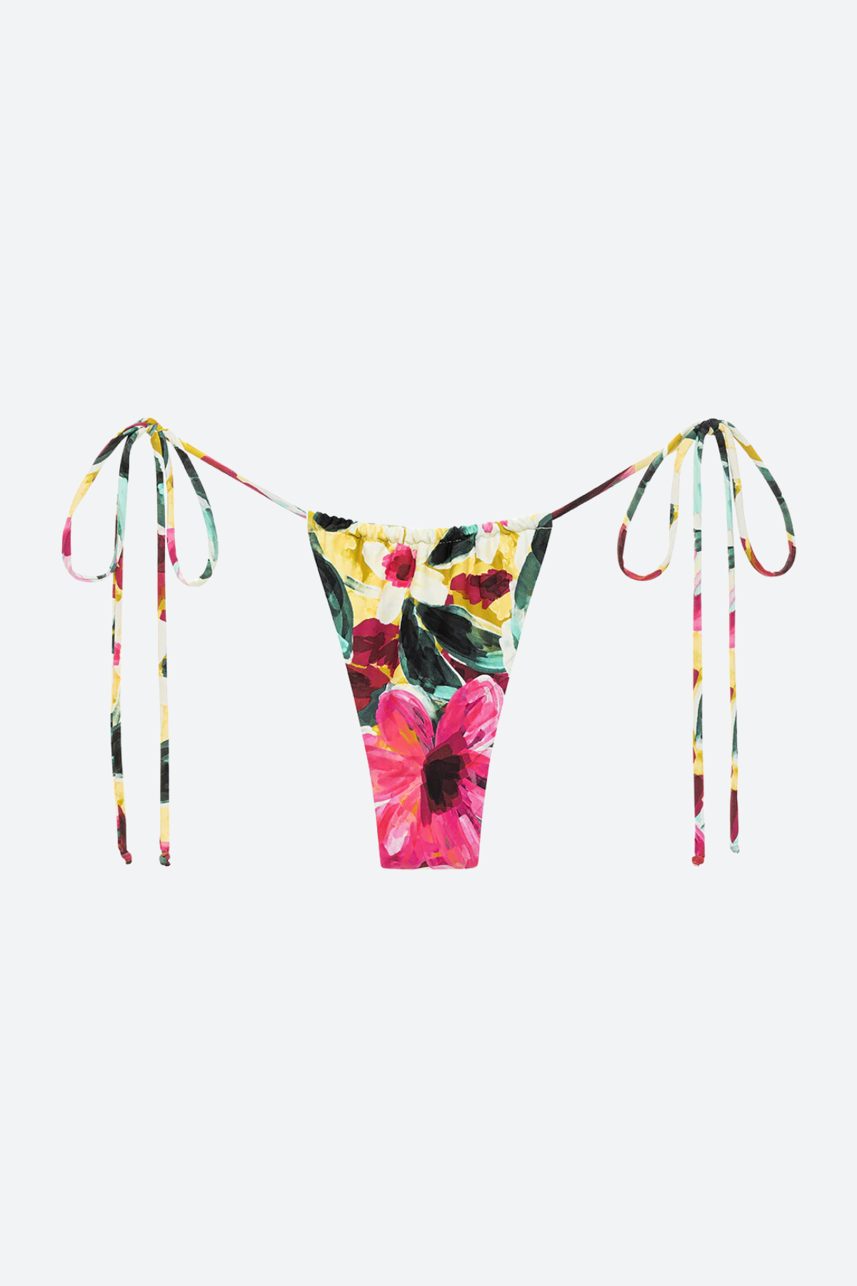 Montce Premium Brasil Scrunch Bikini Bottom - Isla Floral Design