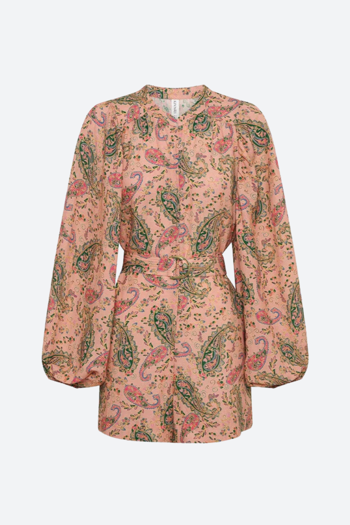 Premium Kivari Isha Playsuit in Pink Paisley - Ultimate Summer Style