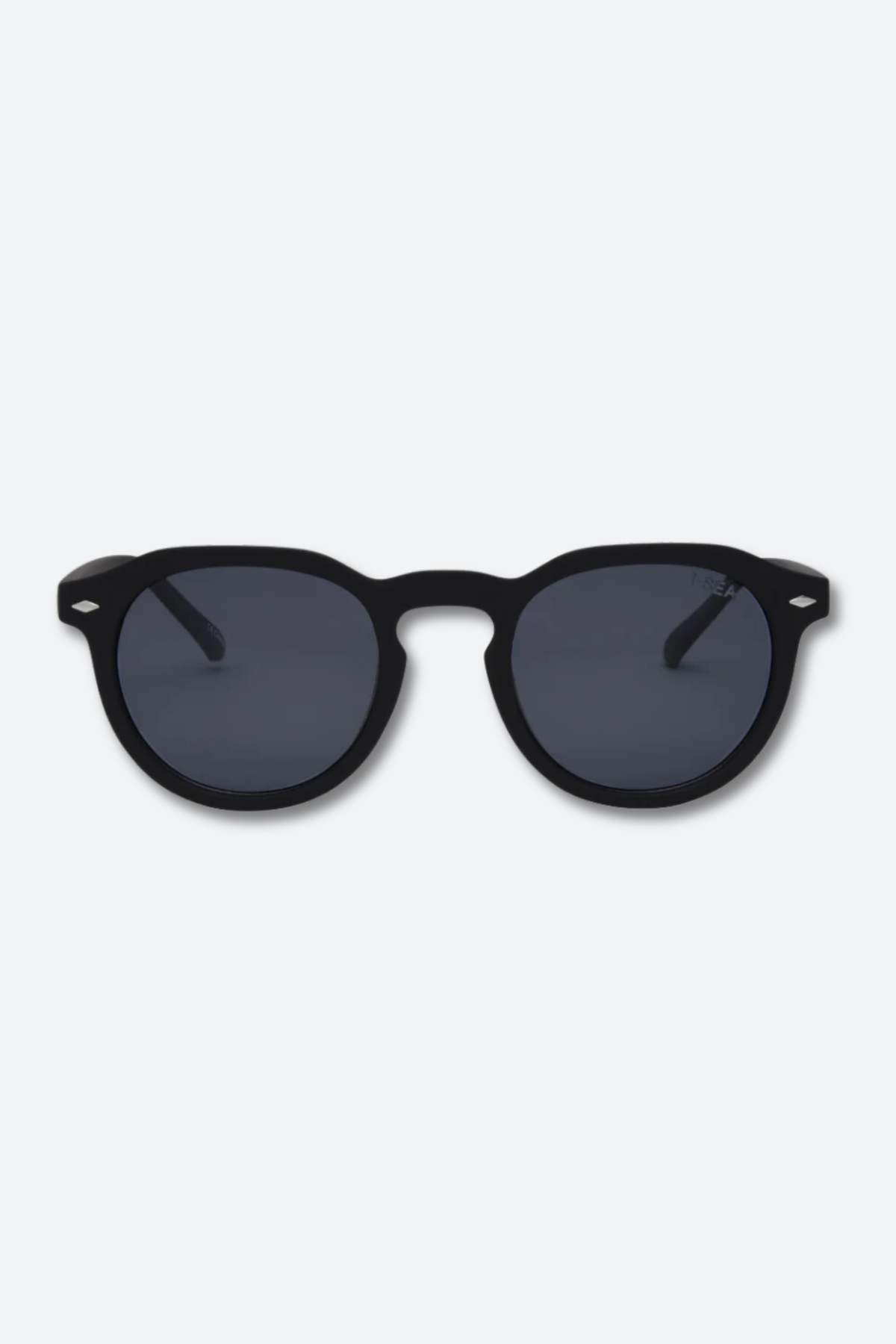 I-SEA Blair Signature Sunglasses - Black / Smoke Polarized Lens