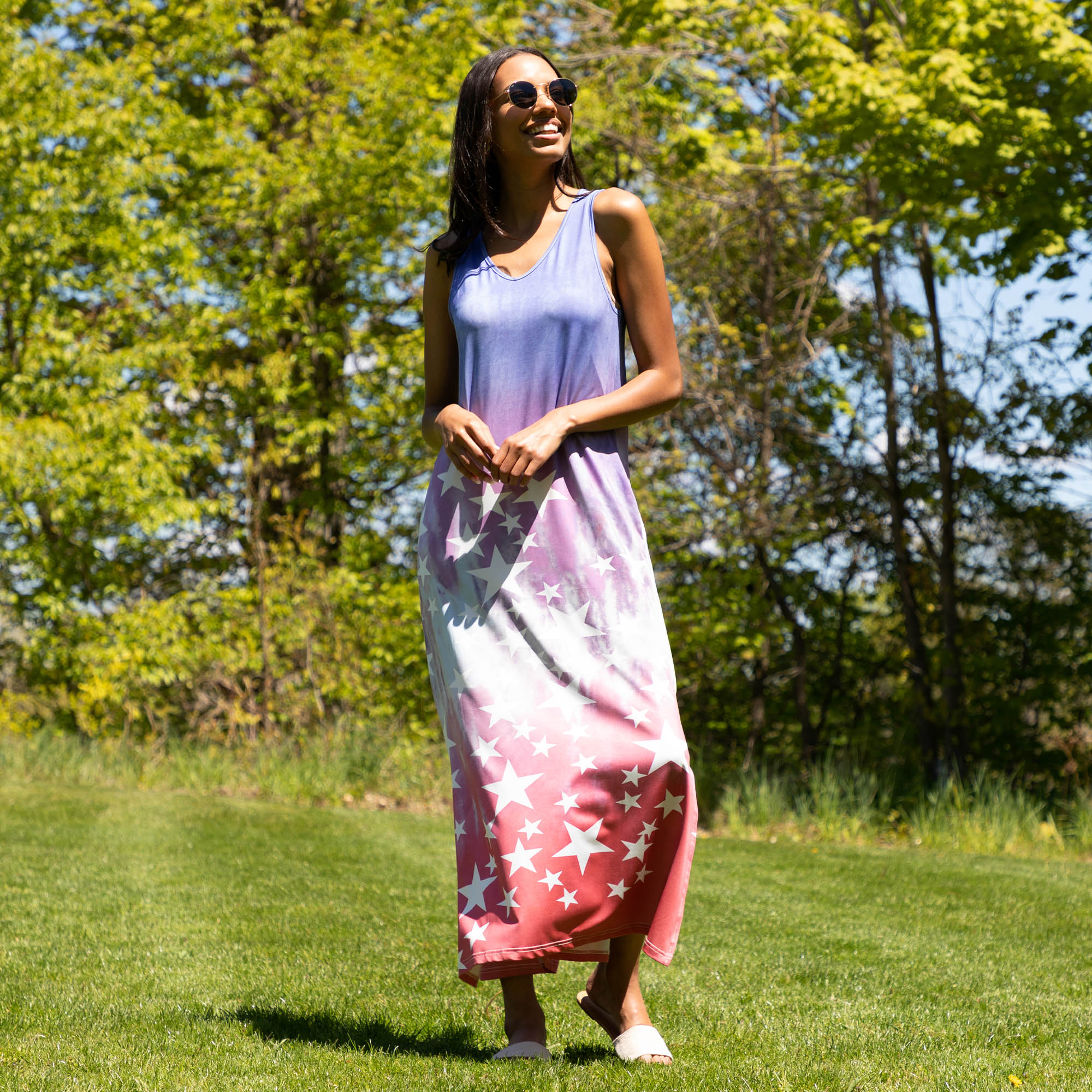 Premium Shining Star Maxi Dress - Ultimate Comfort & Style