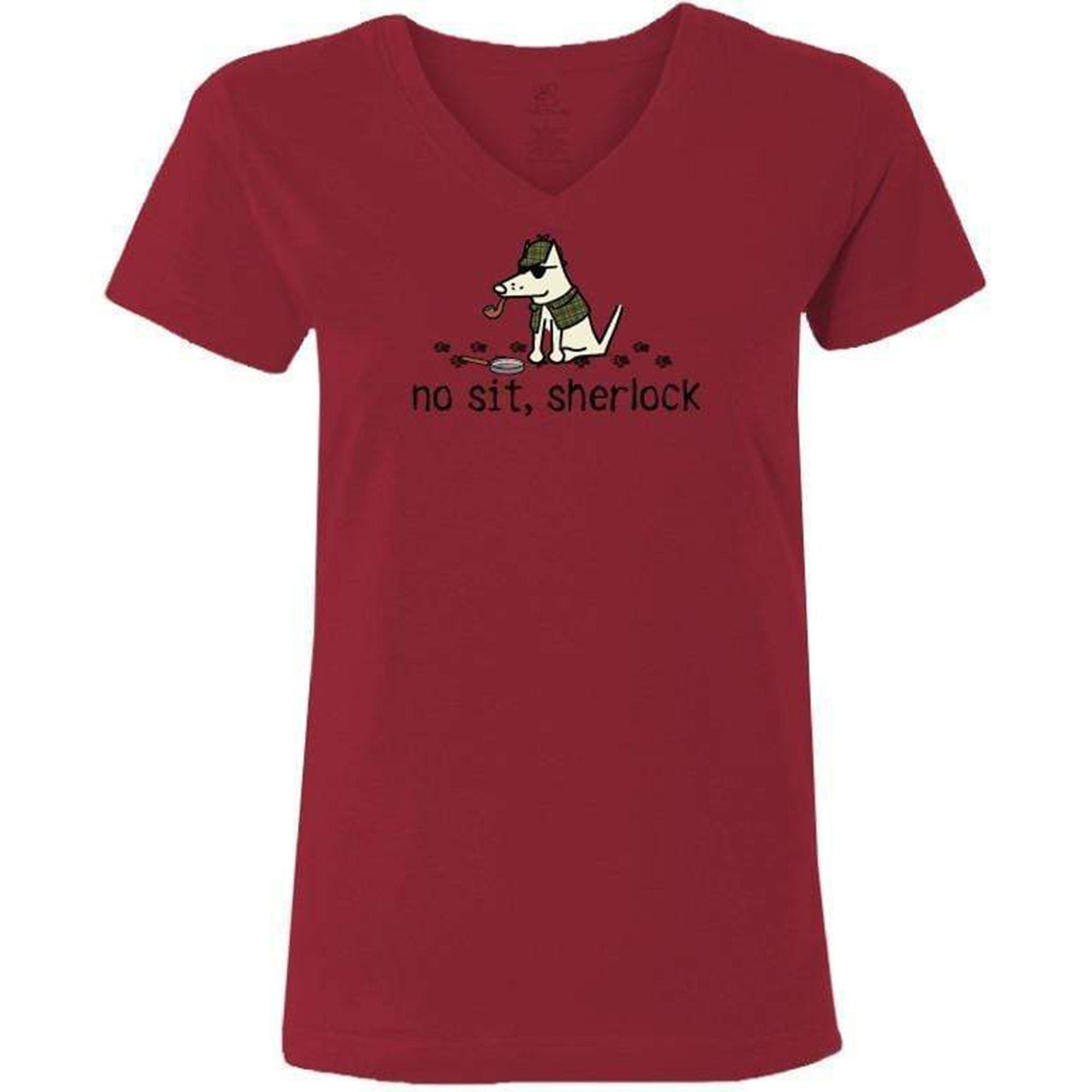 Premium No Sit Sherlock V-Neck Tee - Soft & Stylish