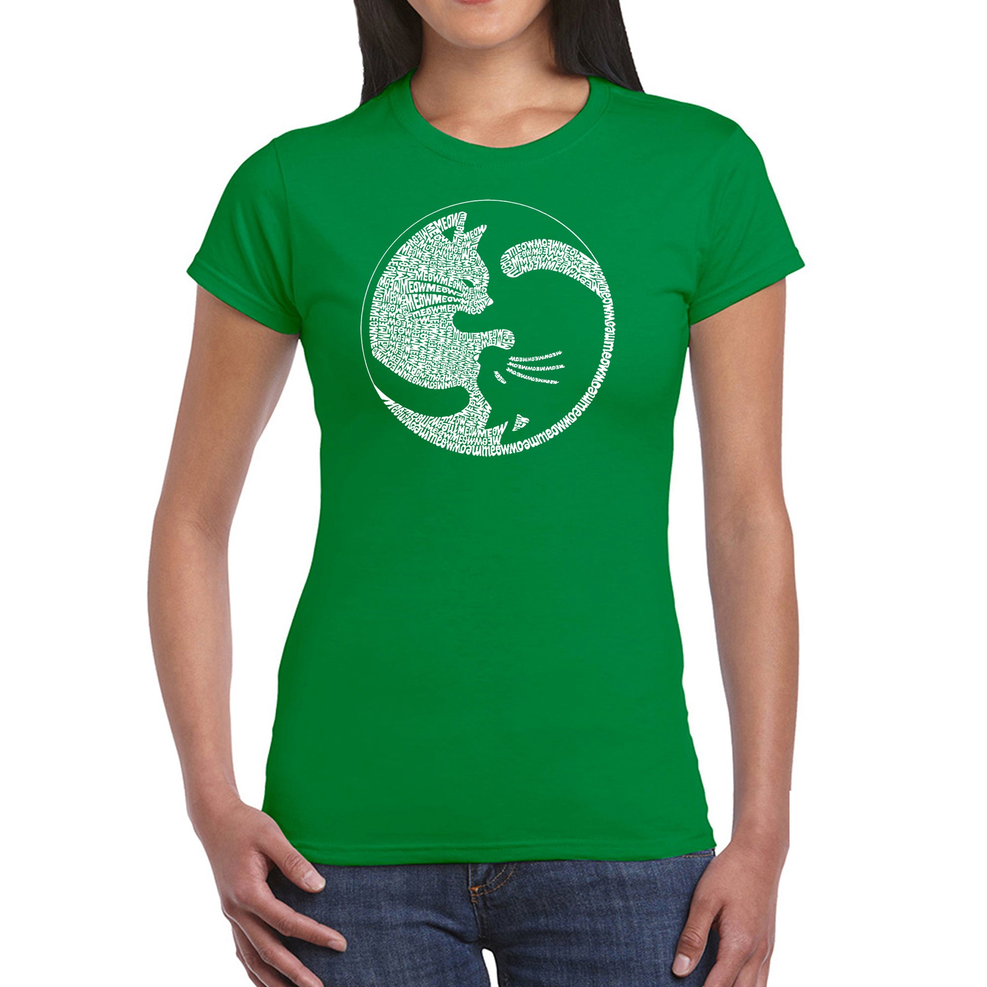 Ultimate Yin Yang Cat - Women's Premium Word Art T-Shirt