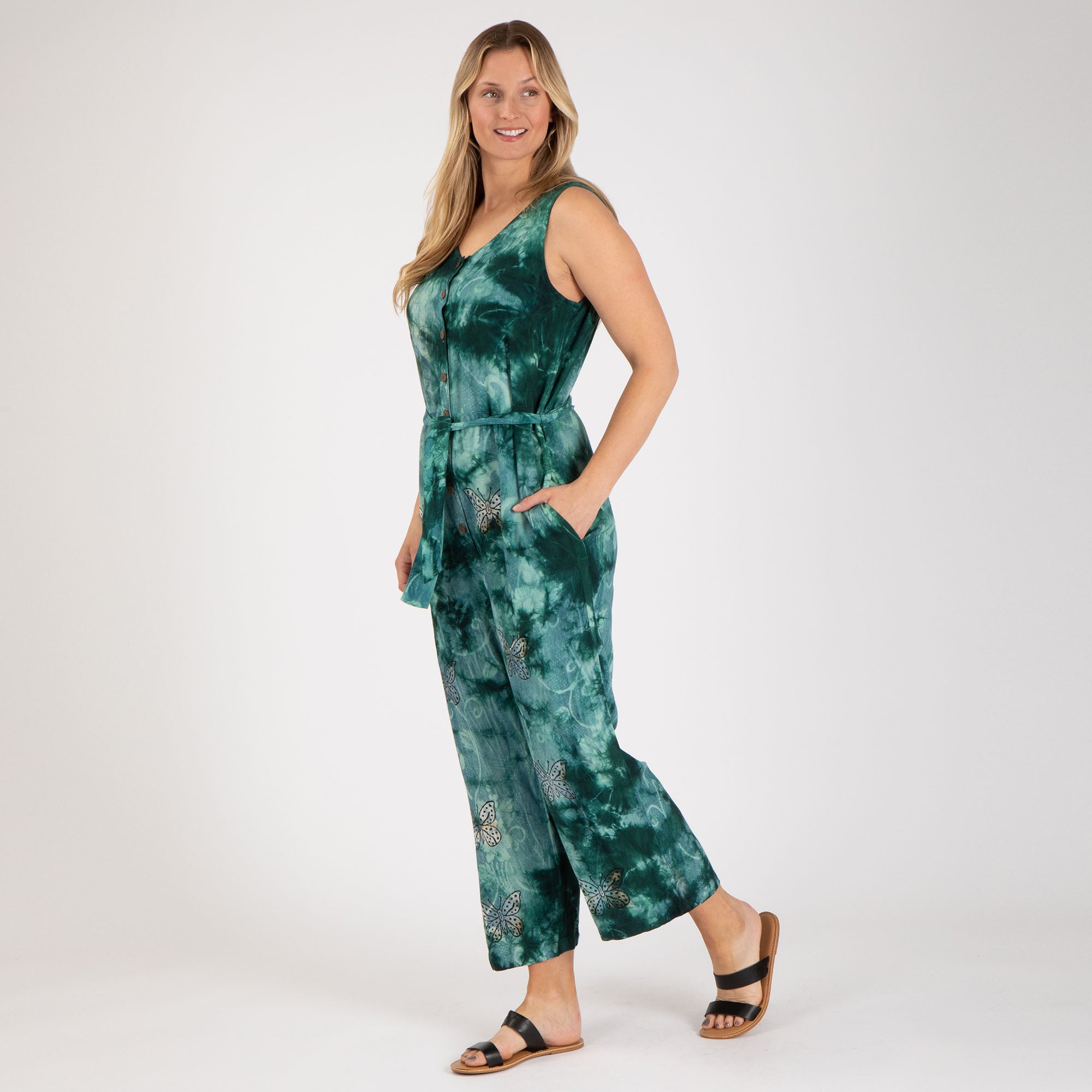 Premium Butterfly Bloom Handcrafted Jumpsuit