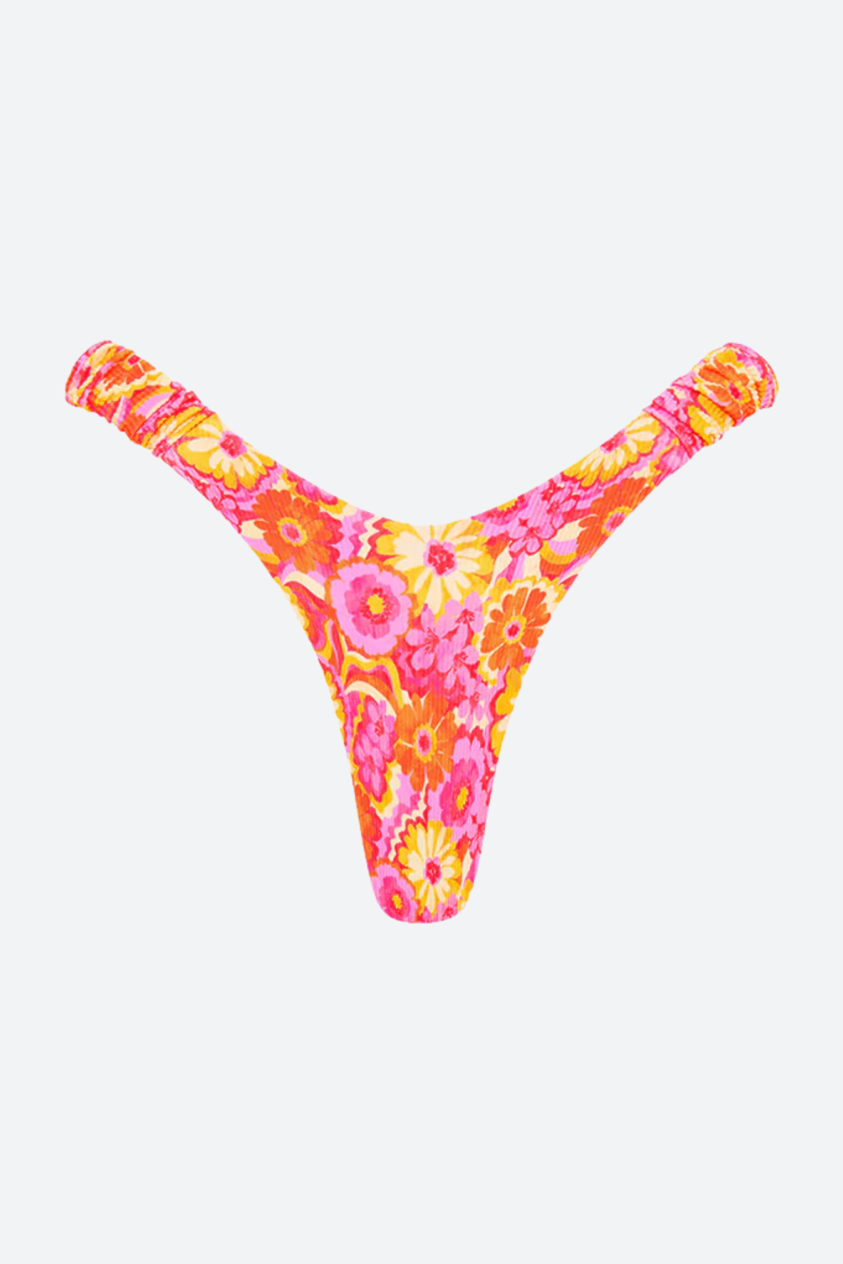 Kulani Kinis Retro Y Thong Bikini Bottom - Ultimate Brazilian Cut in Sugar Rush