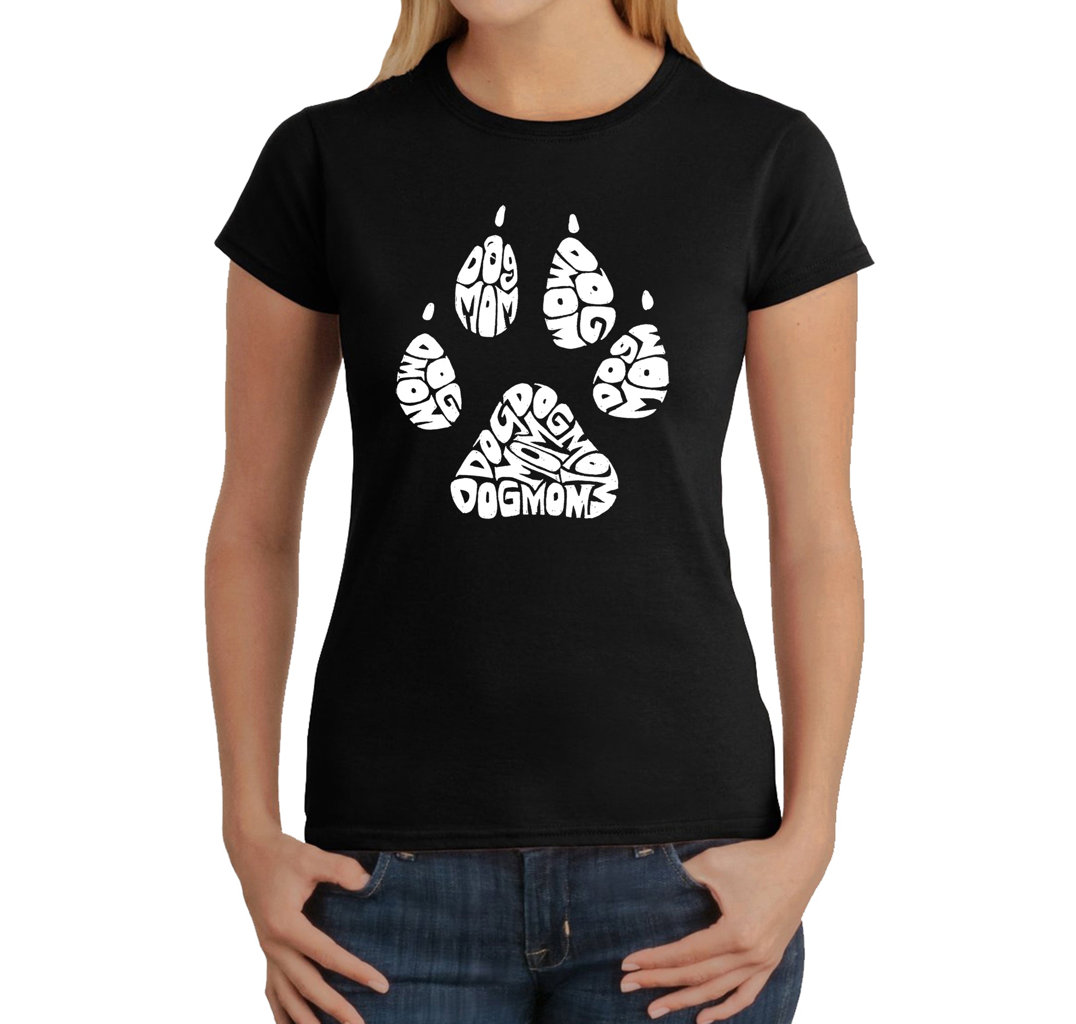 Ultimate Dog Mom T-Shirt - Premium Women's Word Art Tee