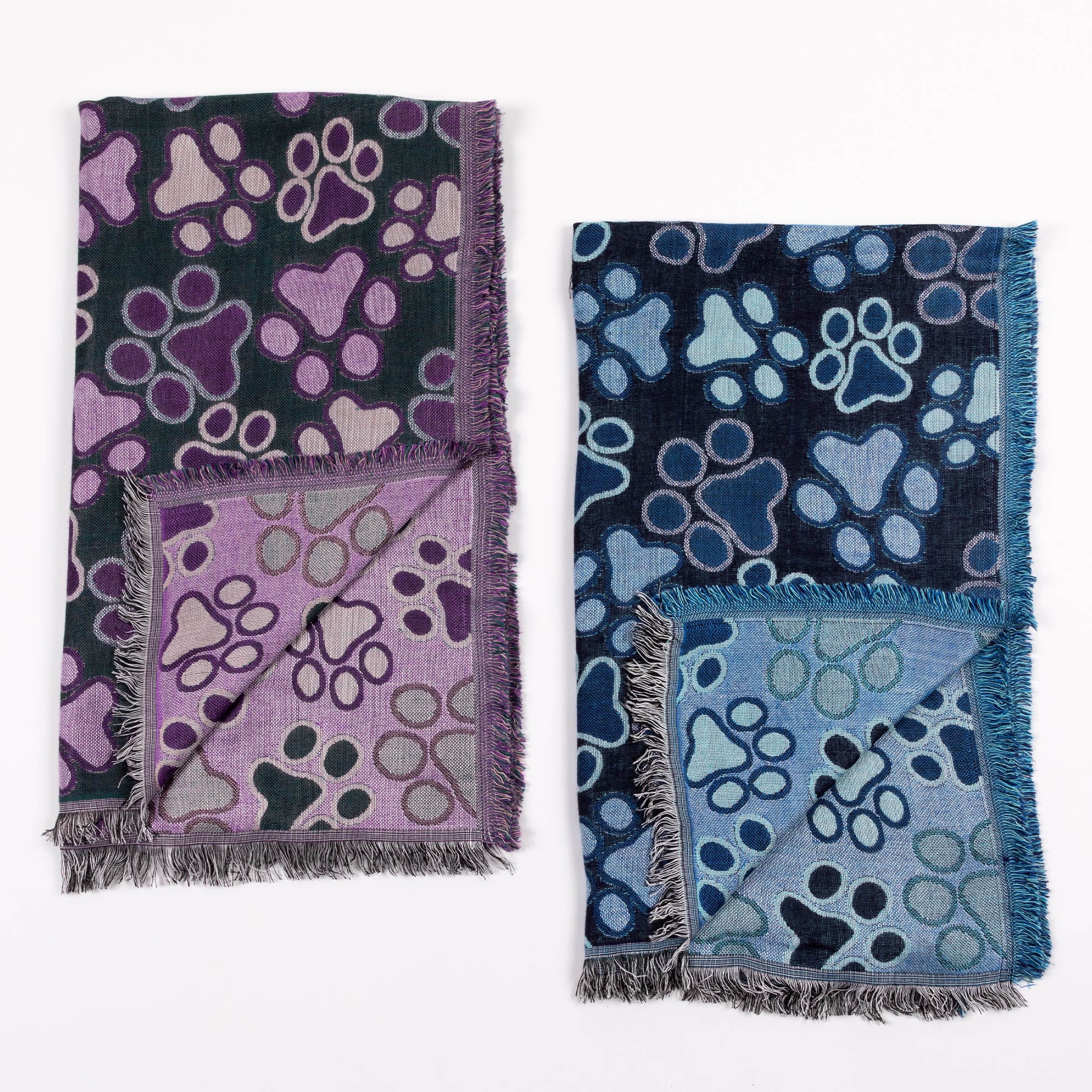 Premium Dancing Paws Jamawar Scarf - Ultimate Animal Lover's Accessory