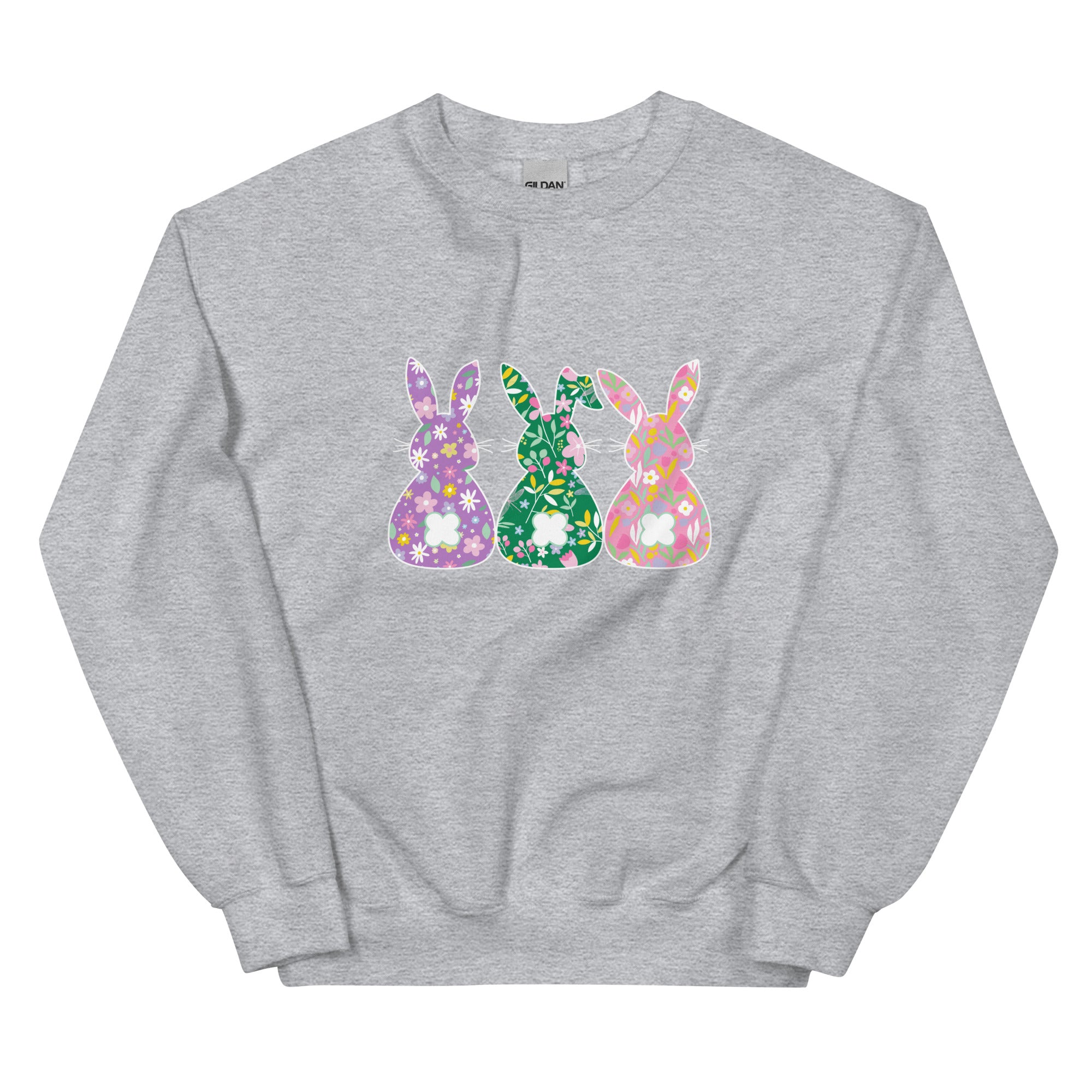 Premium Whimsical Bunnies Crewneck Sweatshirt - Ultimate Spring Style