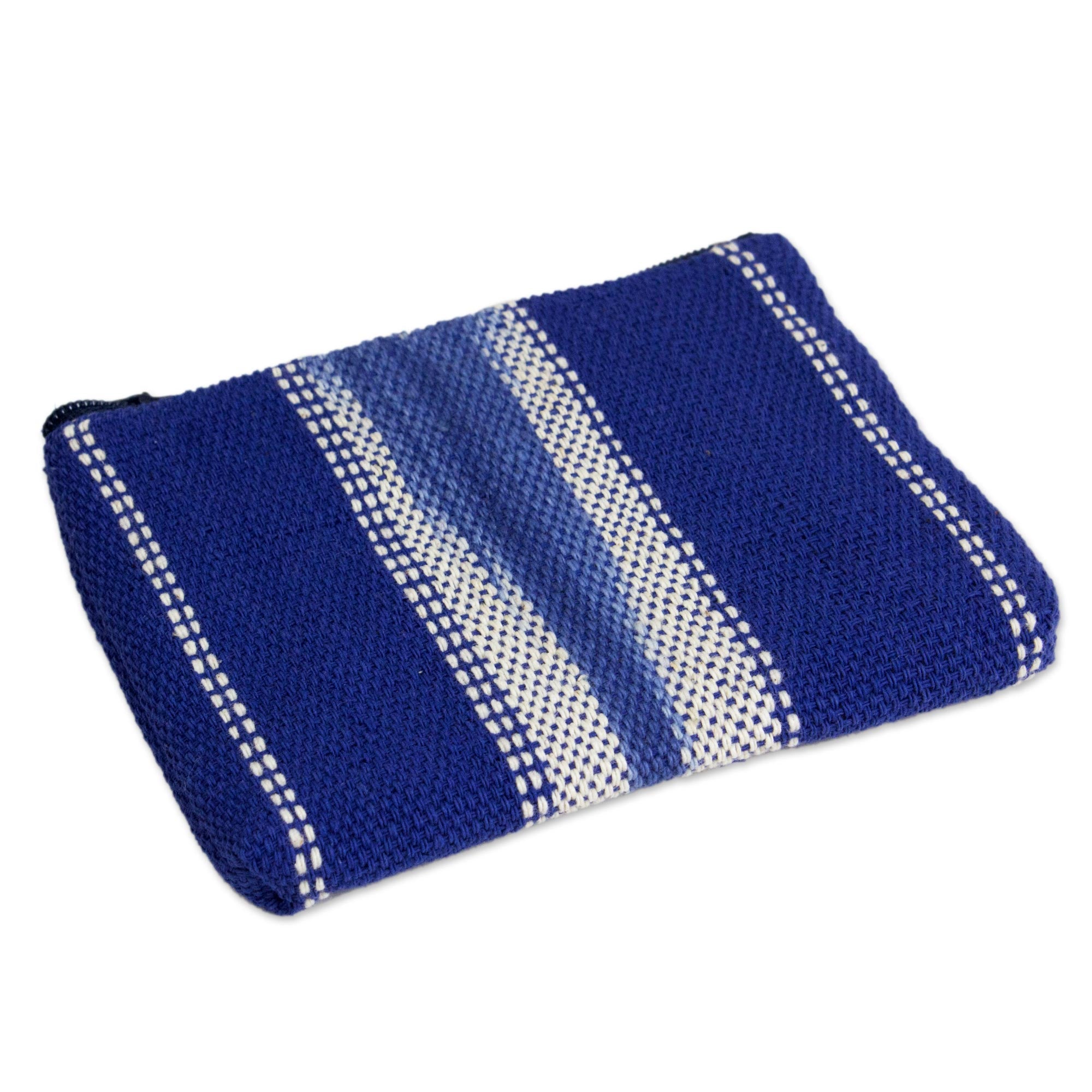 Premium Royal Blue Cotton Coin Purse - Handmade in Thailand