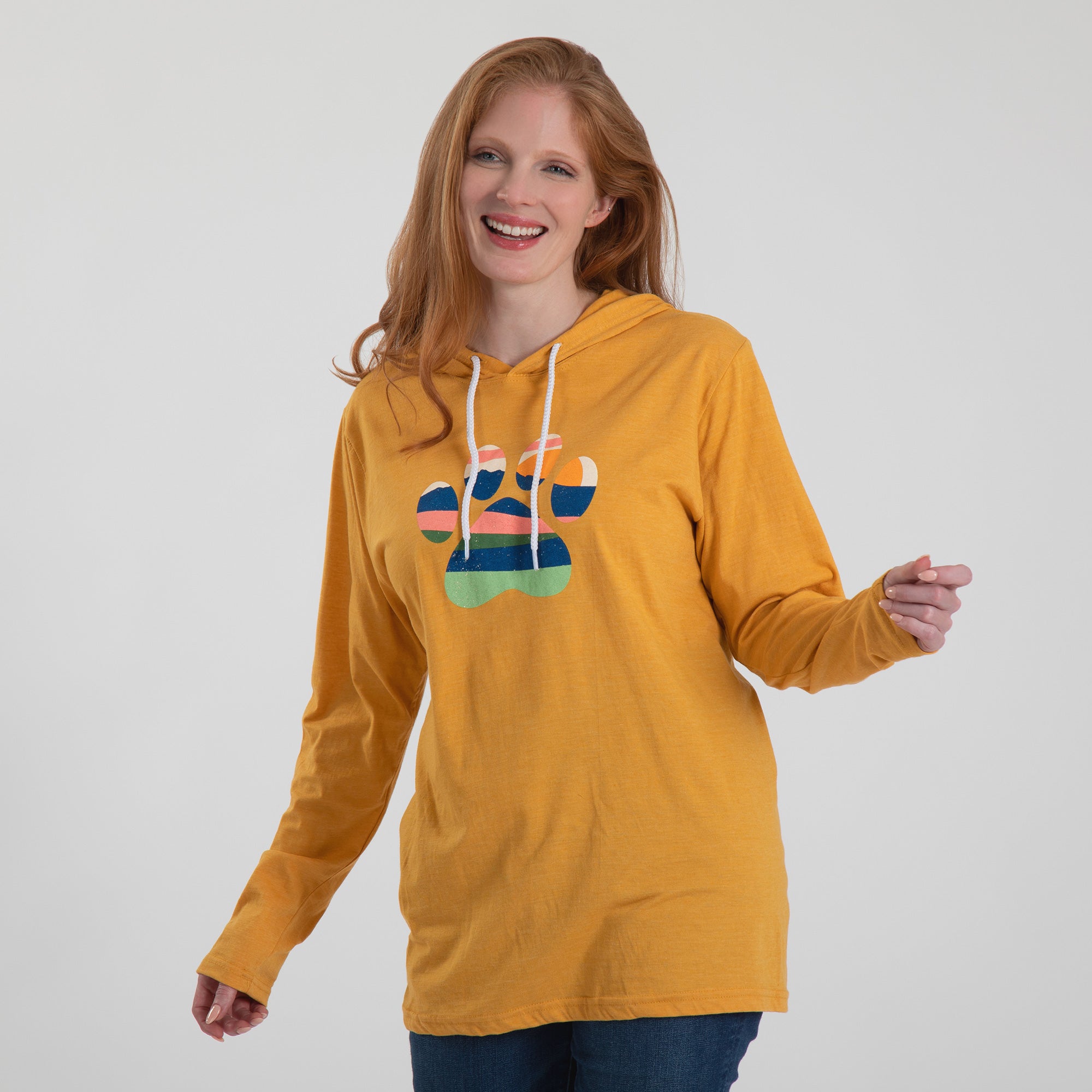 Premium Sunny Paw Hooded Tee - Ultimate Comfort & Style