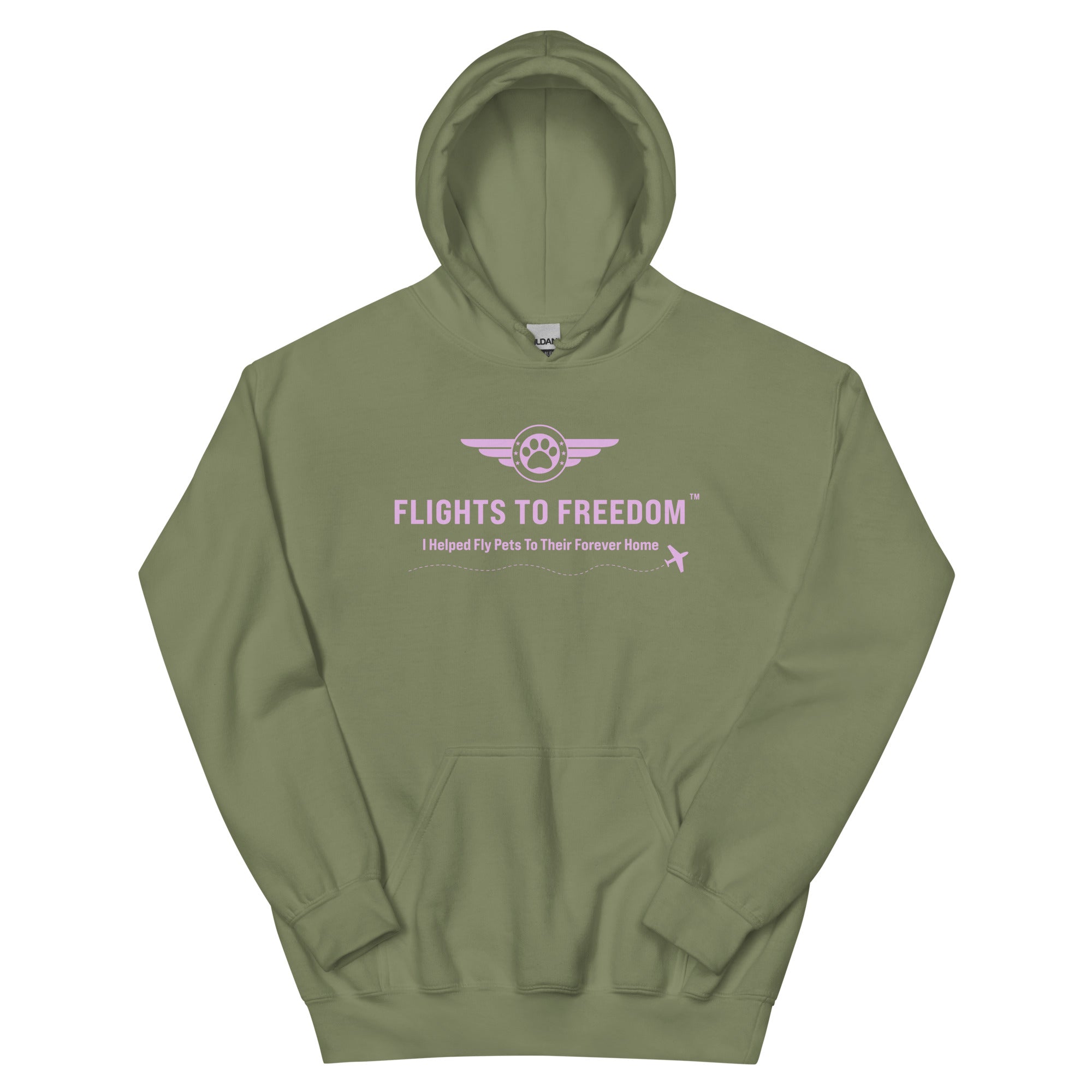 Premium Freedom Flight Hoodie - Support Animal Rescue