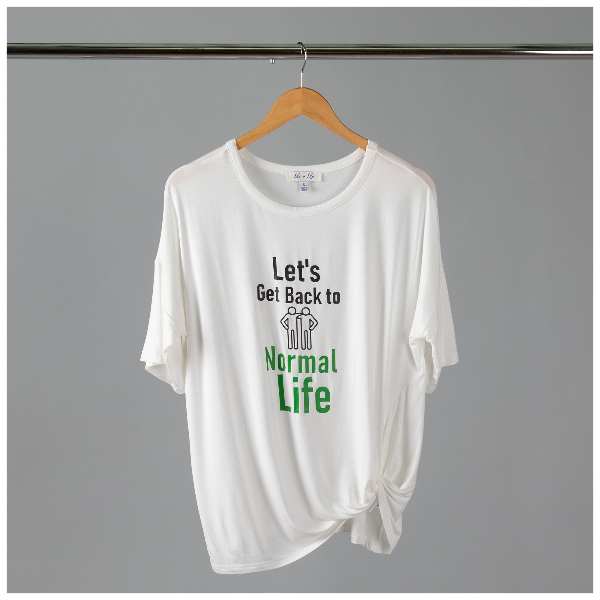 Premium Let's Get Back Dolman Twist T-Shirt