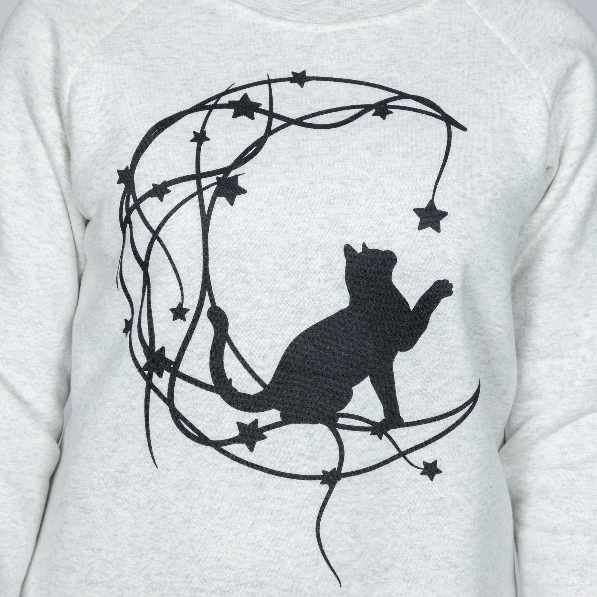 Premium Moon Star Cat Crew Sweatshirt - Ultimate Comfort & Style