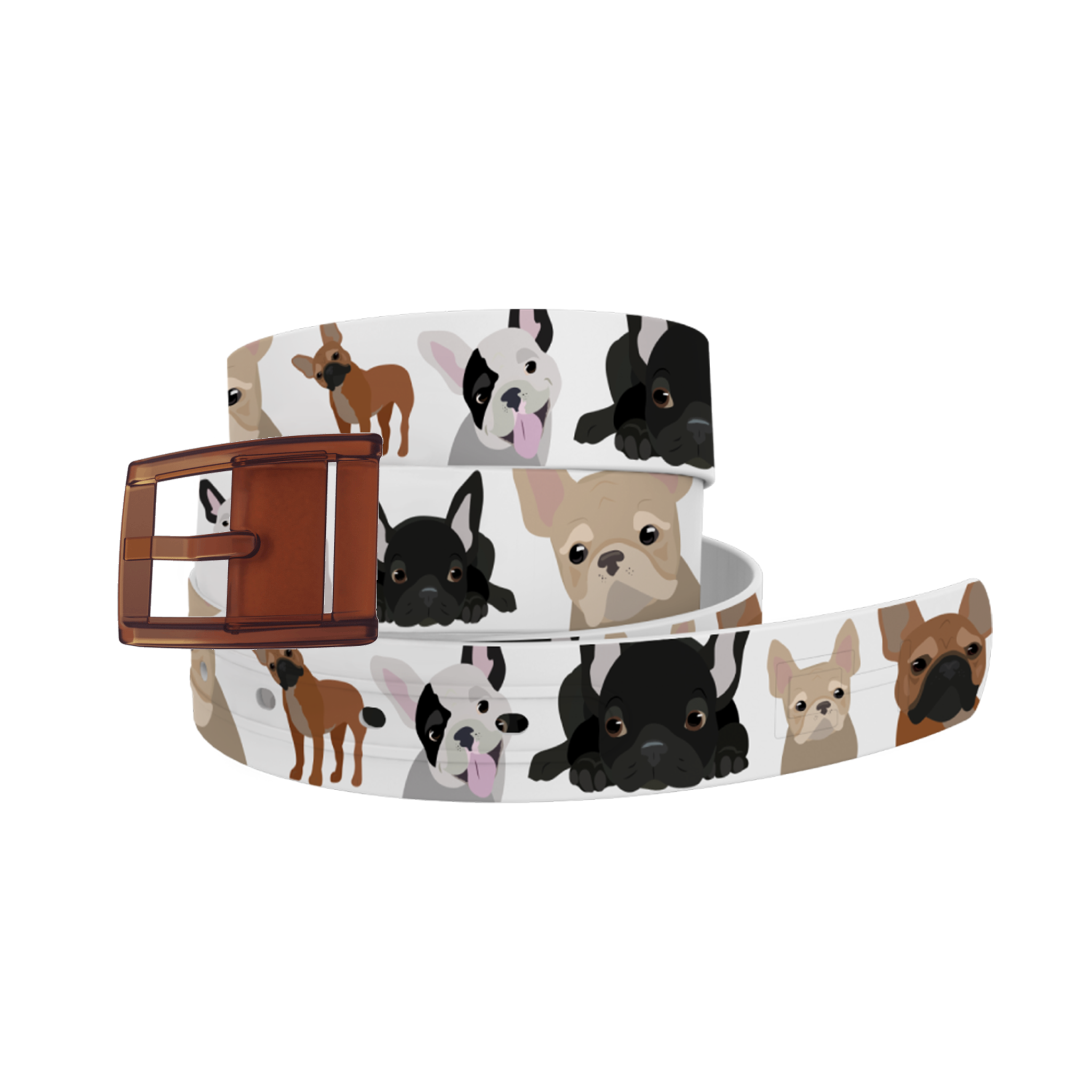 Premium Frenchie Belt with Sleek Black Buckle