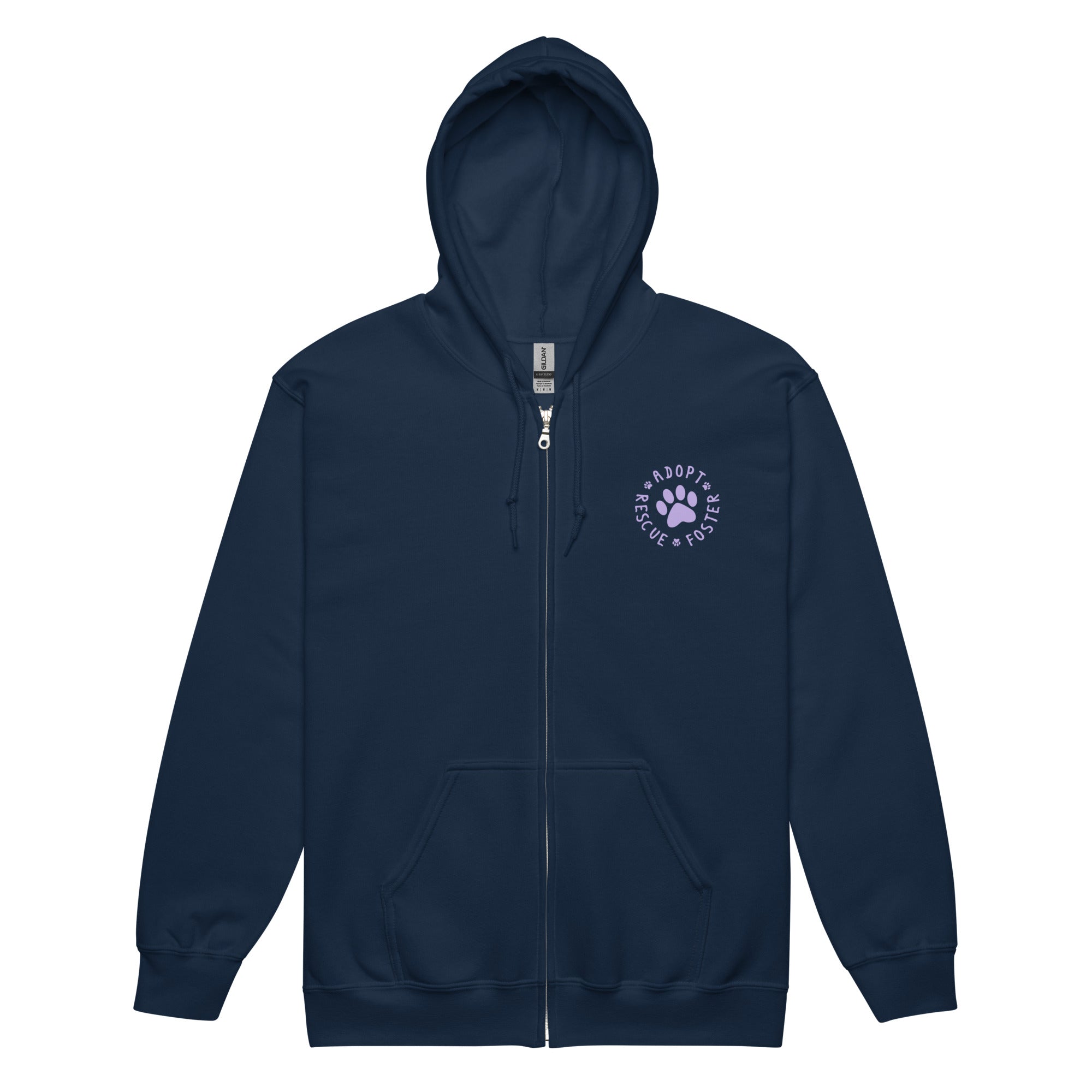 Premium Rescue & Foster Zip Hoodie - Ultimate Comfort for Animal Lovers