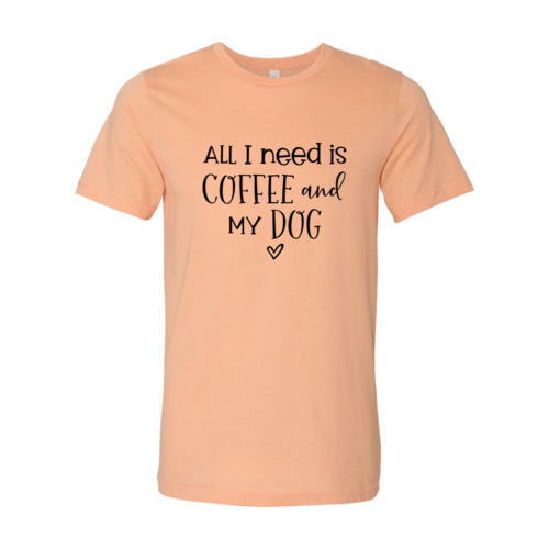 Premium Unisex 'Coffee & Dog Lover' T-Shirt