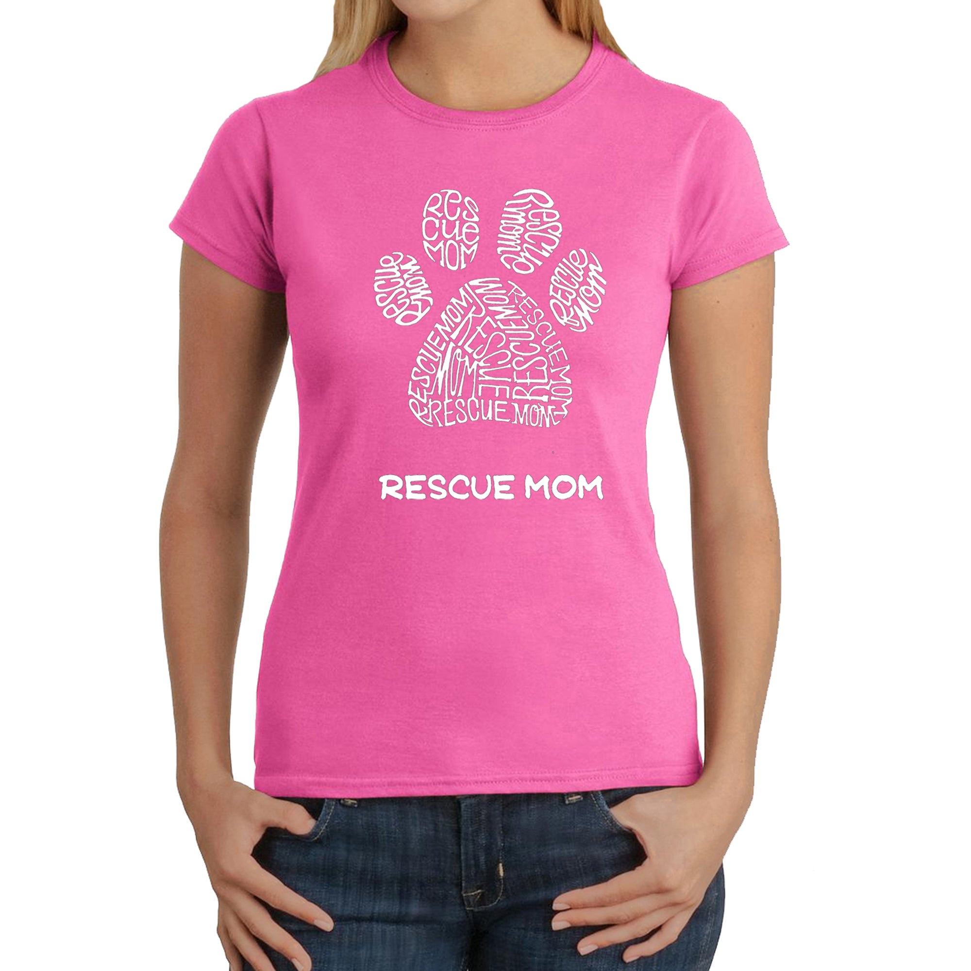 Ultimate Rescue Mom - Premium Women's Word Art T-Shirt