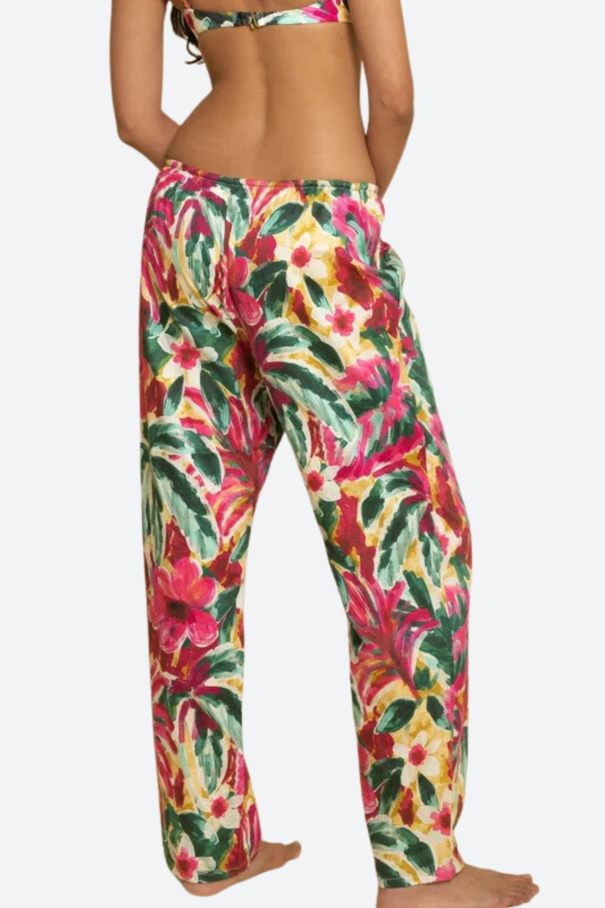 Montce Premium Drawstring Pants in Isla Floral - Ultimate Comfort & Style