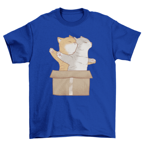 Premium Cats In Love Tee - Titanic-Inspired Comfort