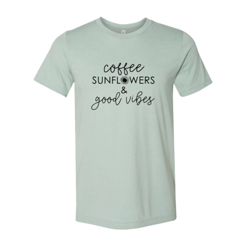 Premium Coffee & Sunflower Vibes T-Shirt - Ultimate Comfort