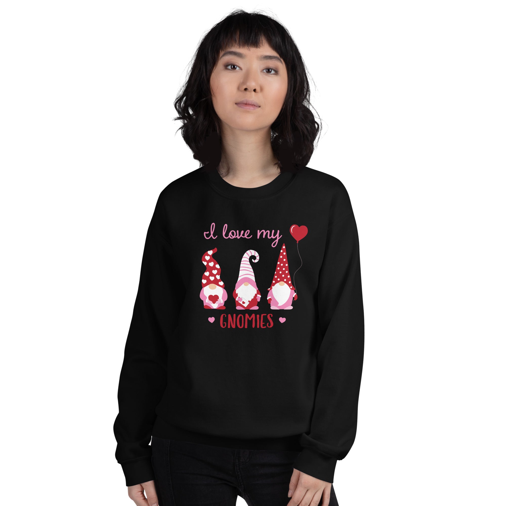 Premium Valentine's Gnome Crewneck Sweatshirt - Ultimate Comfort & Style