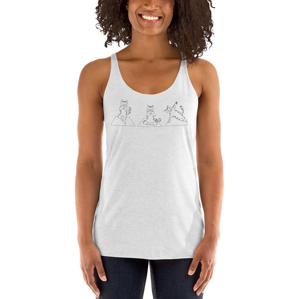 Premium Cat Yoga Pose Tank Top - Ultimate Comfort for Active Lifestyles