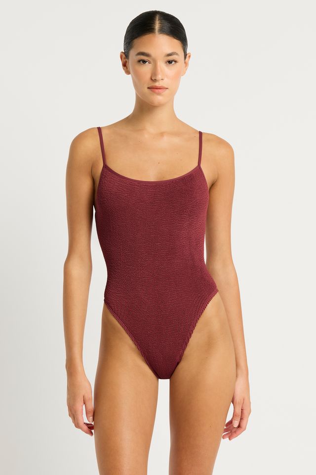 Premium Low Palace One Piece in Carmine Recycled - Ultimate Comfort by Bond-Eye