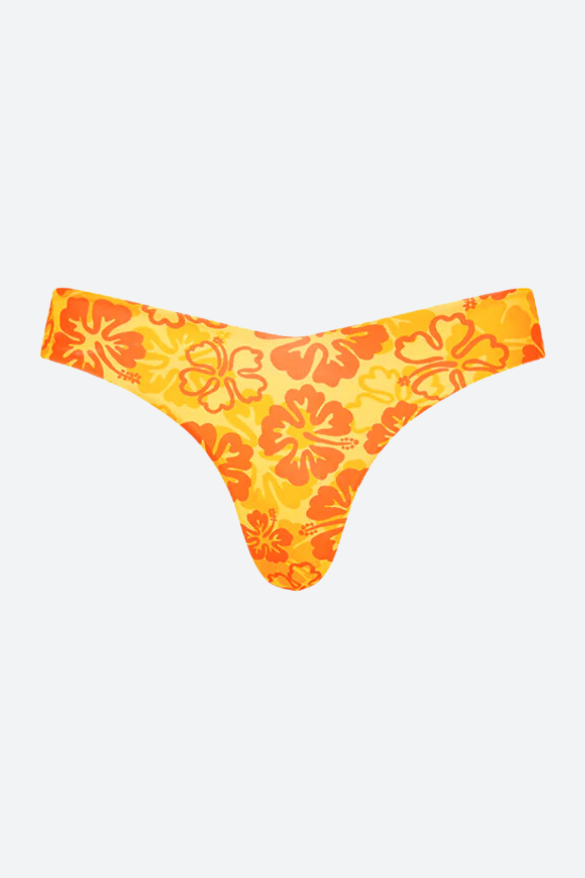 Premium Kulani Kinis Cheeky V Bikini Bottom - Tangerine Dreams