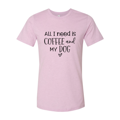 Premium Unisex 'Coffee & Dog Lover' T-Shirt