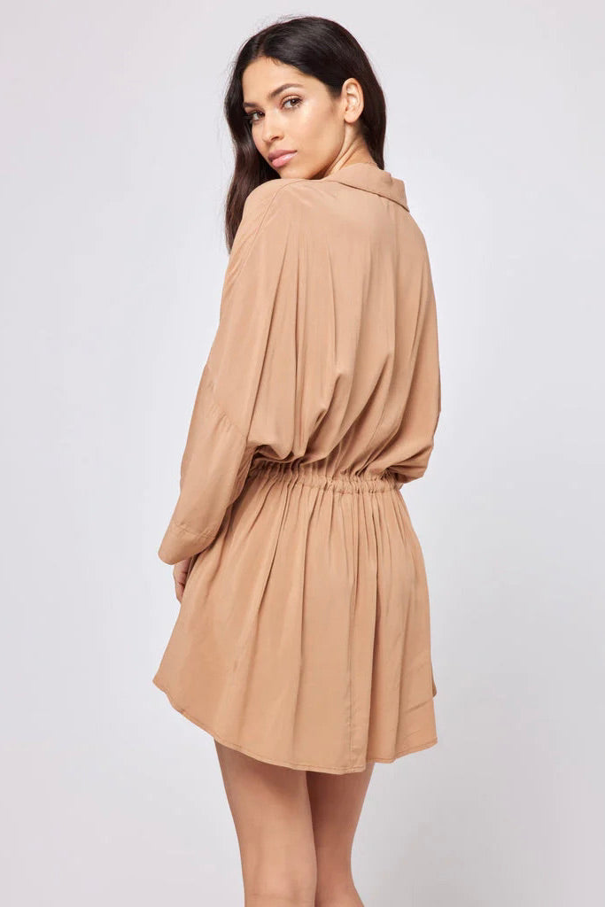 Premium L*Space Pacifica Tunic in Camel - Ultimate Beachwear Essential