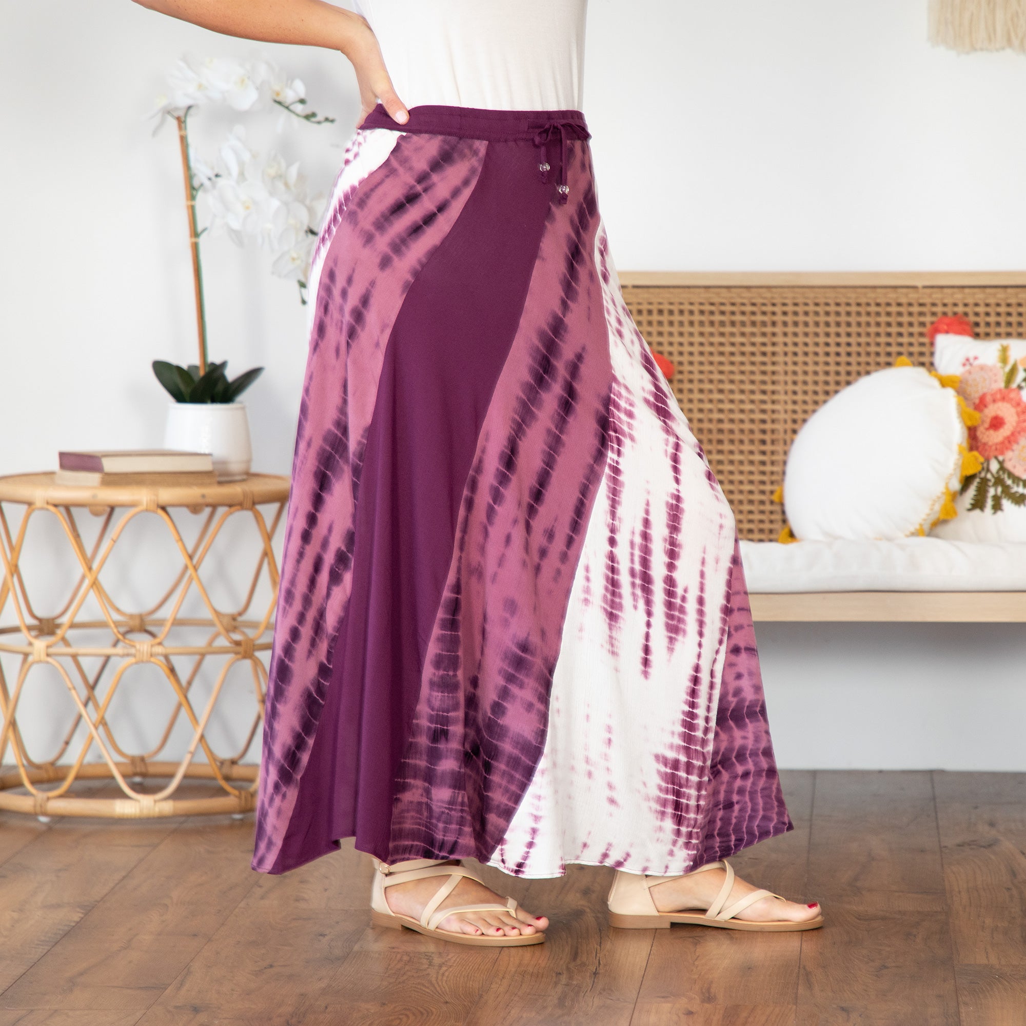 Premium Twisted Maxi Tie-Dye Skirt - Ultimate Summer Style