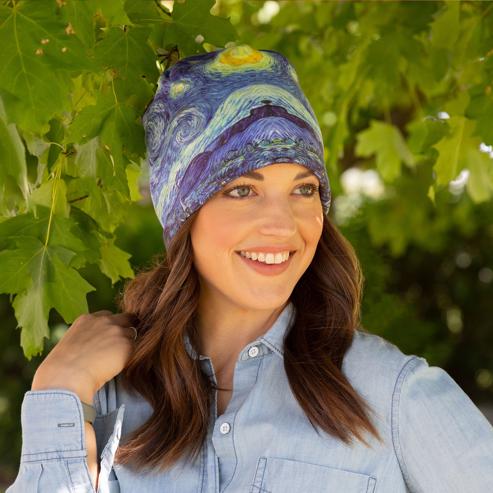 Premium Van Gogh Art Beanie - Ultimate Winter Wearable Art