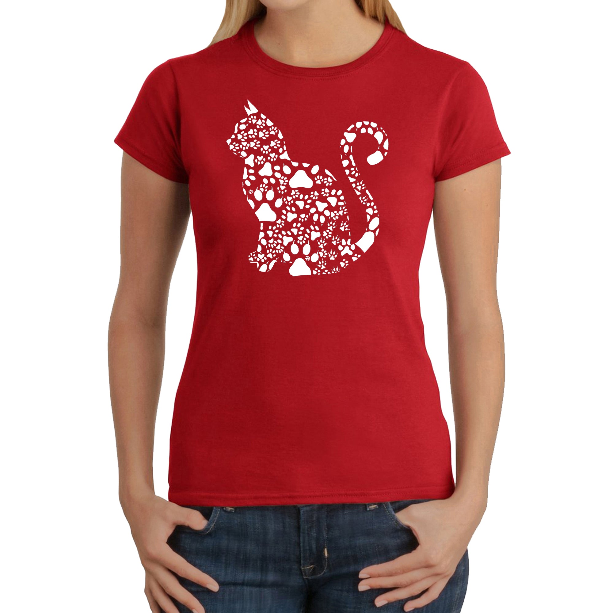 Premium Cat Lover's Tee - Women's Word Art T-Shirt