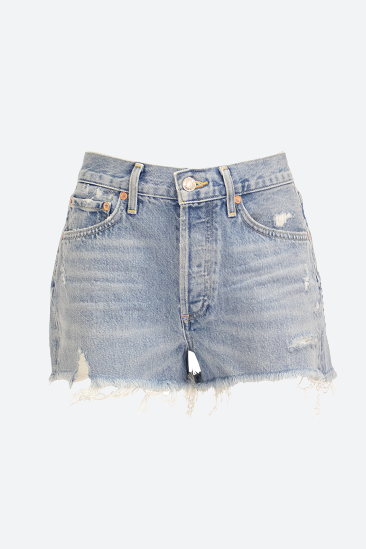 AGOLDE Premium Parker Vintage Cut-Off Shorts - Swapmeet Edition