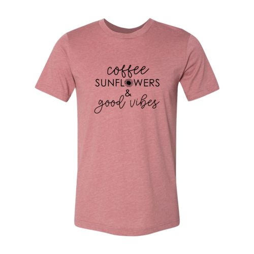 Premium Coffee & Sunflower Vibes T-Shirt - Ultimate Comfort