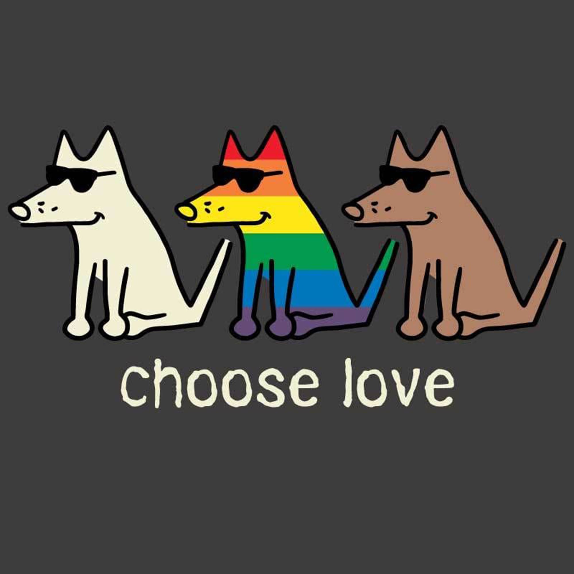 Teddy the Dog™ Premium Choose Love T-Shirt - Ultimate Comfort & Style