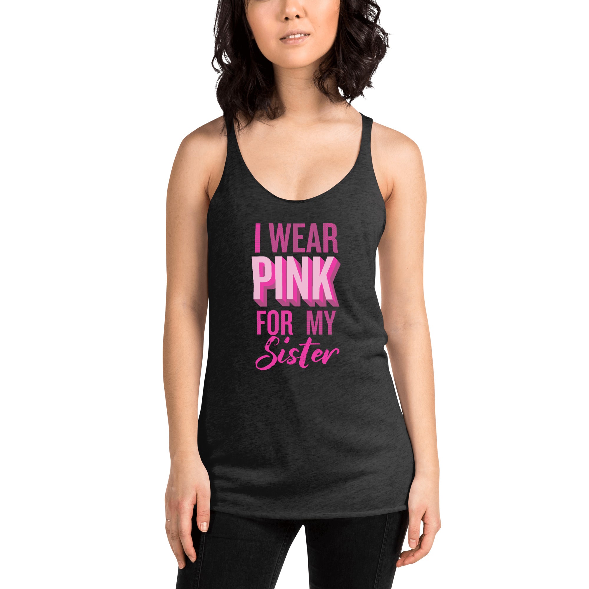 Premium Sisterhood Support Pink Tank