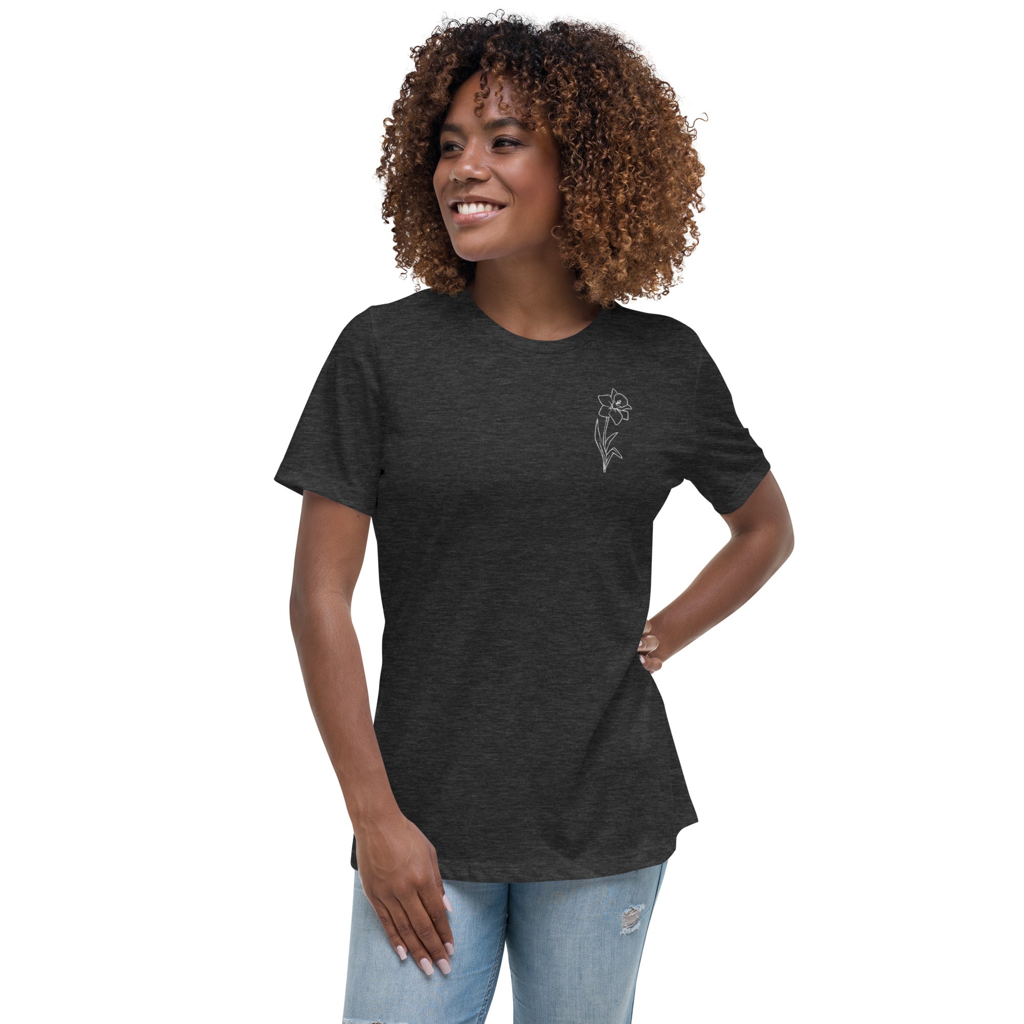 Premium Daffodil Women's Relaxed Fit T-Shirt