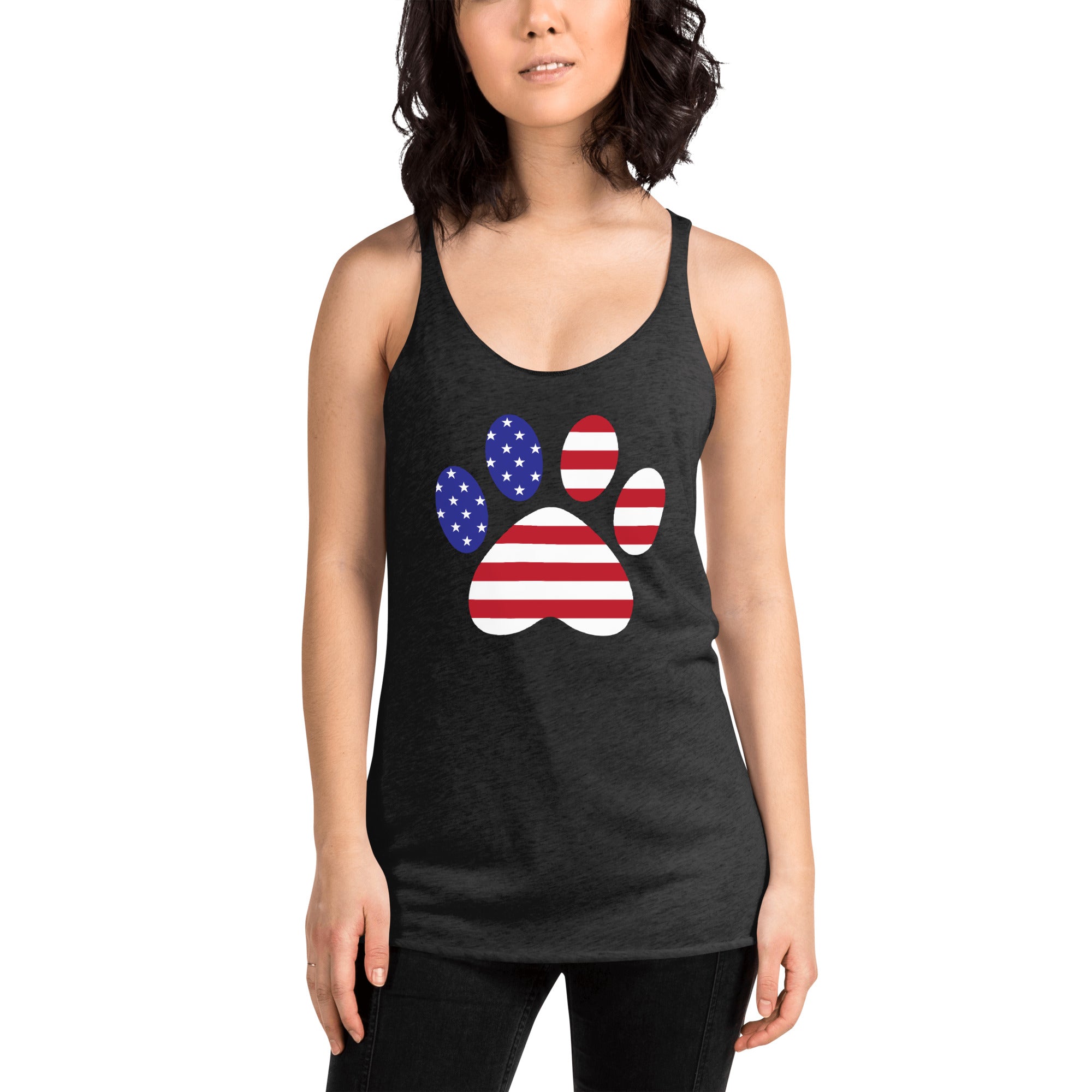 Premium Patriotic Paw Print Tank - Ultimate Comfort & Style