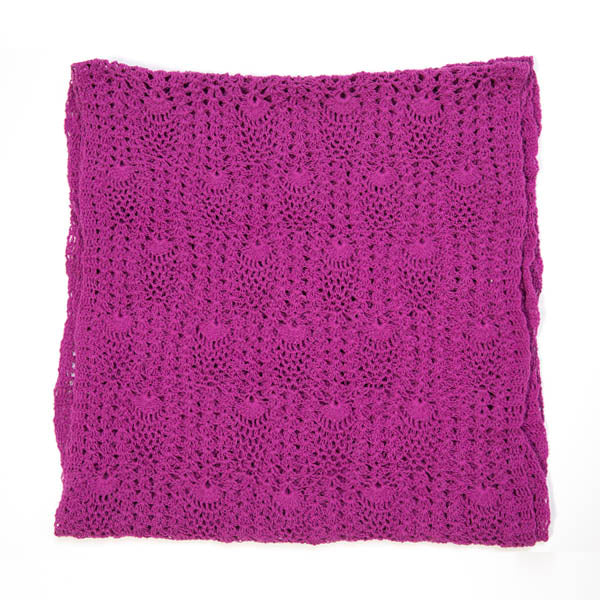 Premium Lucia Crochet Infinity Scarf - Ultimate Comfort in Deep Berry