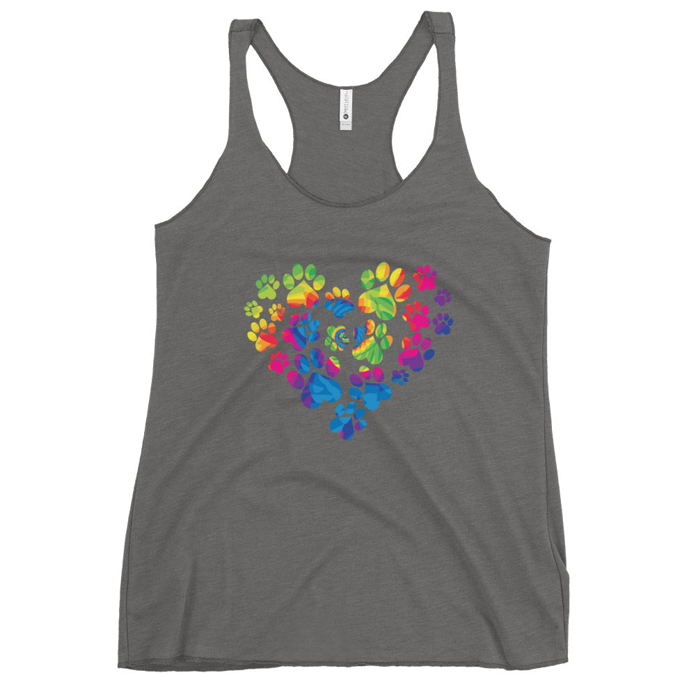 Premium Anniversary Paw Print Love Tank - Celebrate 20 Years of Impact