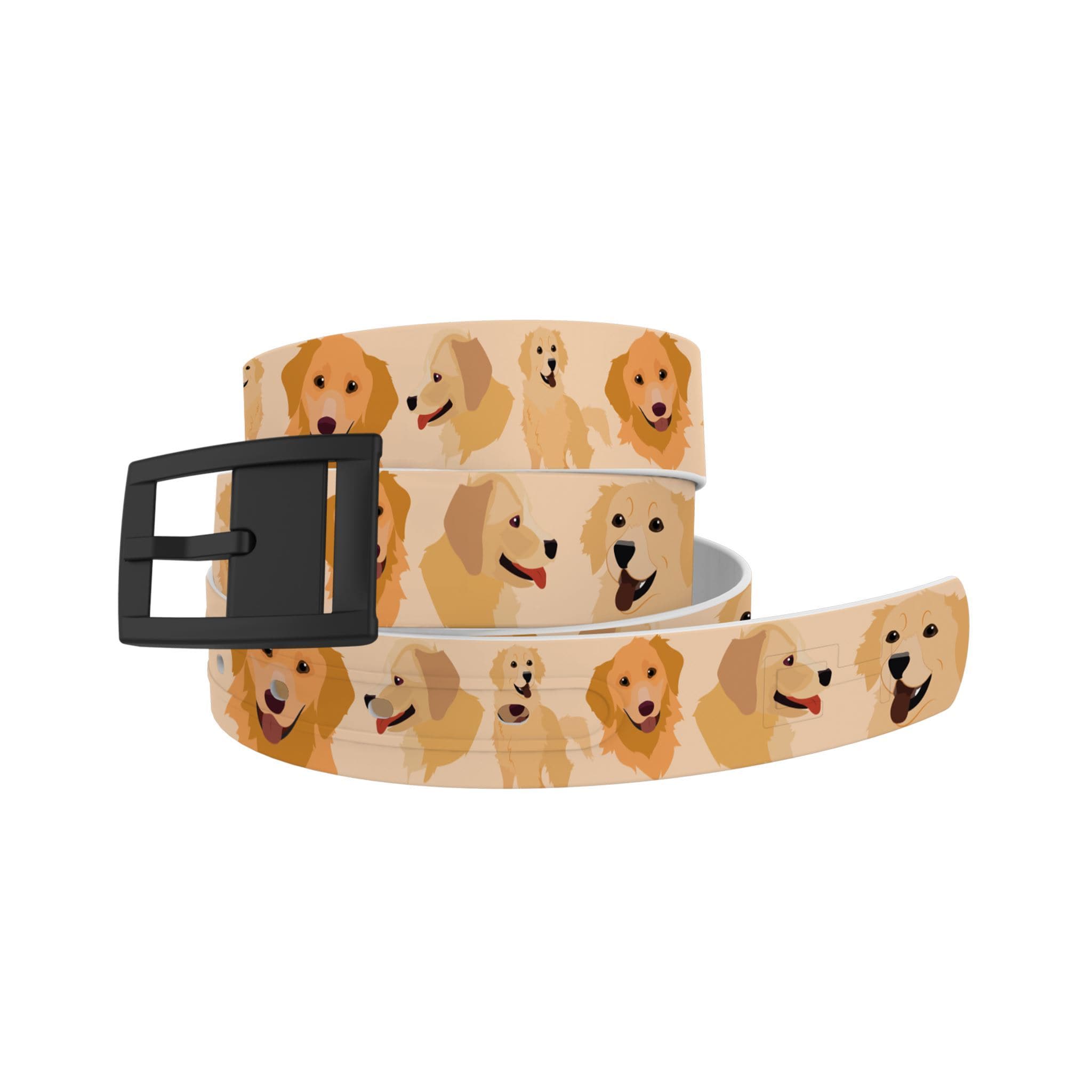 Premium Golden Retriever Belt with Gold Buckle - Ultimate Comfort & Style