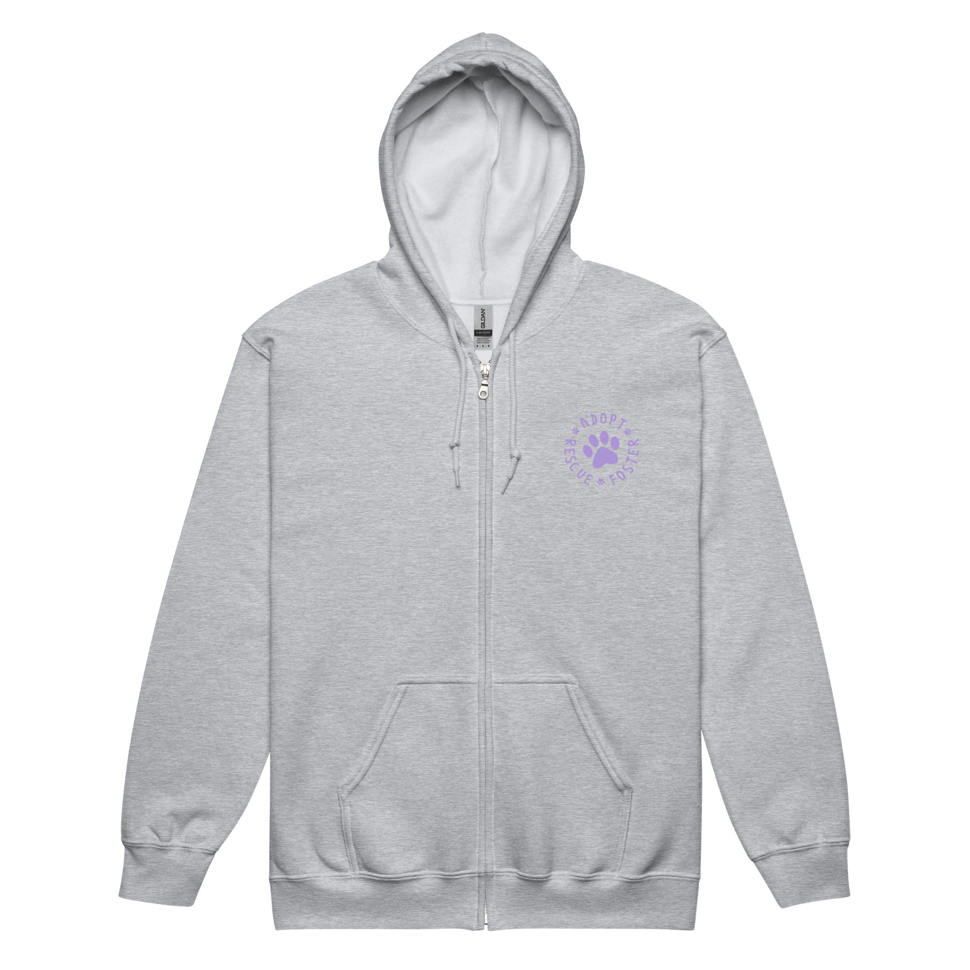 Premium Rescue & Foster Zip Hoodie - Ultimate Comfort for Animal Lovers