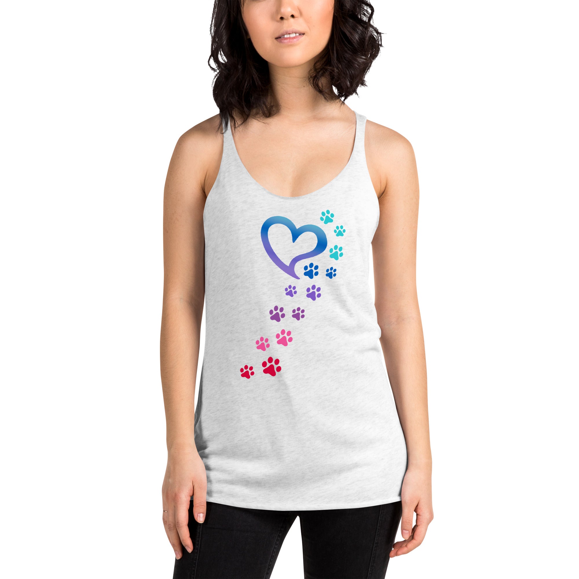 Premium Rainbow Paws Tank Top - Ultimate Pet Lover's Tee